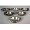 Image 1 : A SET OF SIX TIFFANY & CO. MAKER STERLING SILVER OVAL NUT DISHES
