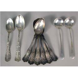 SIX GORHAM TEASPOONS