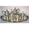 Image 1 : A GORHAM "CHANTILLY" PATTERN FIVE PIECE STERLING SILVER TEA & COFFEE SERVICE
