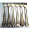 Image 1 : AN AMERICAN STERLING SILVER SET OF SIX DINNER FORKS, GORHAM "DOMESTIC PATTERN", 1880