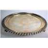 Image 1 : AN ENGLISH SILVER FOOTED SALVER
