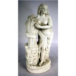 A PARIAN FIGURE OF A STANDING WOMAN