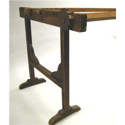 AN EARLY QUILTING FRAME