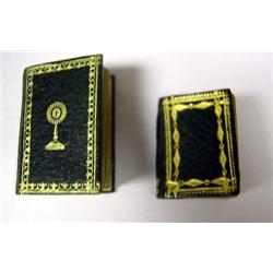 TWO MINIATURE FRENCH BOOKS, 1827, 1836
