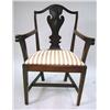 Image 1 : A GEORGE III MAHOGANY ARMCHAIR