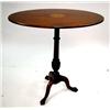 Image 1 : A FEDERAL INLAID MAHOGANY TILT-TOP CANDLESTAND