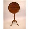 Image 1 : A FEDERAL WALNUT DISH TOP CANDLESTAND