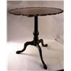 Image 1 : A GEORGE II CARVED OAK PIECRUST TEA TABLE
