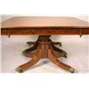 Image 1 : A FEDERAL MAHOGANY PEDESTAL DINING TABLE
