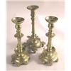 Image 1 : A PAIR OF BRASS CANDLESTICKS