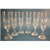Image 1 : FOURTEEN BACCARAT CHAMPAGNE GLASSES