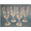 Image 1 : TWELVE BACCARAT WHITE WINE GLASSES