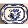 Image 1 : A COBALT DECORATED IRONSTONE SERVING PLATTER