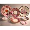 Image 1 : A MISCELLANEOUS GROUP OF PINK LUSTERWARE