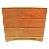 Image 1 : A RED-PAINTED PINE ONE-DRAWER BLANKET CHEST