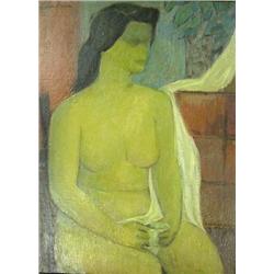 AN OIL ON CANVAS, AUGUST MOSCA (AMERICAN 1909-2002)