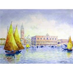 A WATERCOLOR, F. PRITCHARD