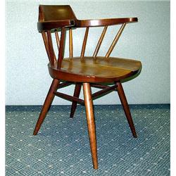 A GEORGE NAKASHIMA CHERRYWOOD ARMCHAIR
