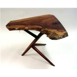 A GEORGE NAKASHIMA CHERRYWOOD CONOID END TABLE