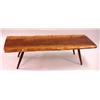 Image 1 : A GEORGE NAKASHIMA CHERRYWOOD COFFEE TABLE/ BENCH ON FOUR LEGS