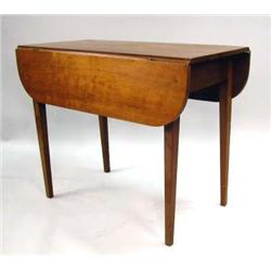 A FEDERAL CHERRYWOOD PEMBROKE TABLE