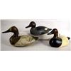 Image 1 : TWO CANVASBACK DRAKE DECOYS