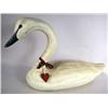 Image 1 : A PAINTED DECORATIVE SWAN DECOY