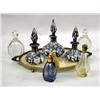 Image 1 : A MISCELLANEOUS GROUP OF GLASS PERFUME BOTTLES
