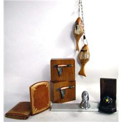 TWO PAIRS OF BOOKENDS