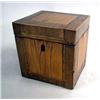 Image 1 : A GEORGE III SATINWOOD TEA CADDY