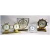 Image 1 : A GROUP OF THREE TABLE TOP CLOCKS
