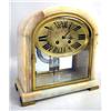 Image 1 : A TIFFANY AND CO. ART DECO STYLE STONE MANTLE CLOCK