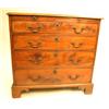 Image 1 : A GEORGE II MAHOGANY BACHELOR'S CHEST
