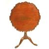 Image 1 : A GEORGE II PIECRUST MAHOGANY TEA TABLE