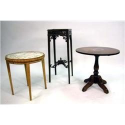 A GEORGE III STYLE MAHOGANY KETTLESTAND