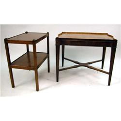 A GEORGE III MAHOGANY WASHSTAND