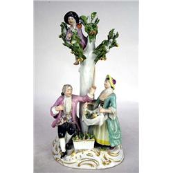 A CONTINENTAL PORCELAIN FIGURAL GROUP