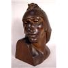 Image 1 : AN ART DECO STYLE WOODEN BUST