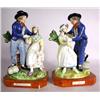 Image 1 : A PAIR OF STAFFORDSHIRE FIGURINES