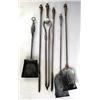 Image 1 : A MISCELLANEOUS GROUP OF STEEL FIRE TOOLS