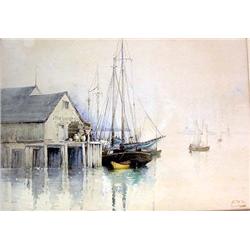 A GROUP OF THREE WATERCOLORS