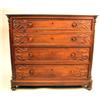 Image 1 : A VICTORIAN MARBLE TOP WALNUT DRESSER