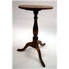 Image 1 : A QUEEN ANNE TURNED MAPLE AND BIRCHWOOD CANDLESTAND