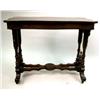 Image 1 : A VICTORIAN FIGURED MAHOGANY CENTER TABLE