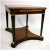 Image 1 : AN EMPIRE STYLE PART EBONIZED AND BRASS MOUNTED ROSEWOOD END TABLE