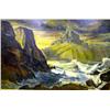 Image 1 : AN OIL ON CANVAS SEA CLIFF