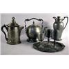 Image 1 : A GROUP OF ASSORTED PEWTER TABLE ARTICLES