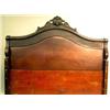Image 1 : A VICTORIAN CARVED MAHOGANY BEDSTEAD