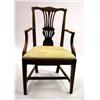Image 1 : A GEORGE III STYLE MAHOGANY ARMCHAIR