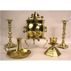 A BRASS SAMOVAR